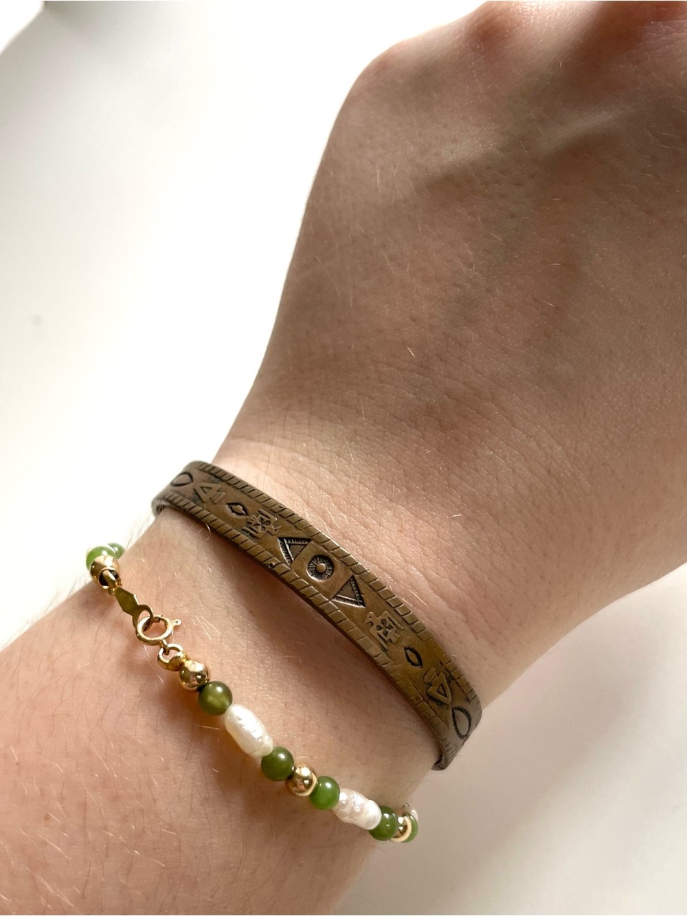Solid Copper Southwestern Style Cuff Bracelet